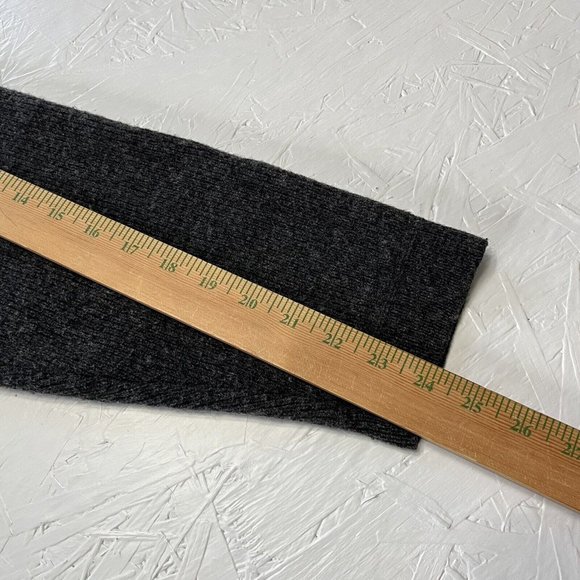 Bowen & Wright Mens  Size XL Black Lambs Wool Sweater 4 Button Mock Neck - Picture 6 of 10